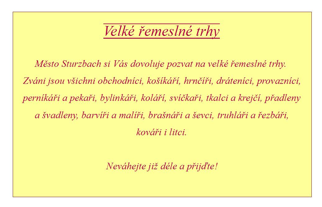 Velké řemeslné trhy